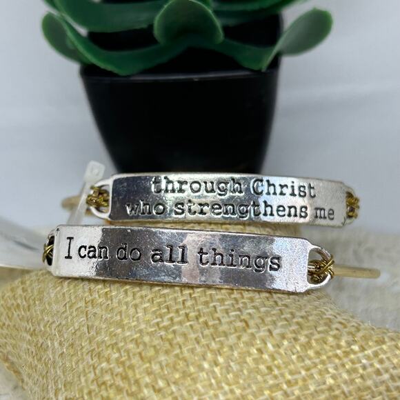 C est 1946 Inspirational Christian Bracelet Set - Picture 2 of 7